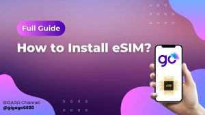 How to install Maldives eSIM