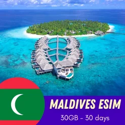 Maldives eSIM 30GB - 30 days